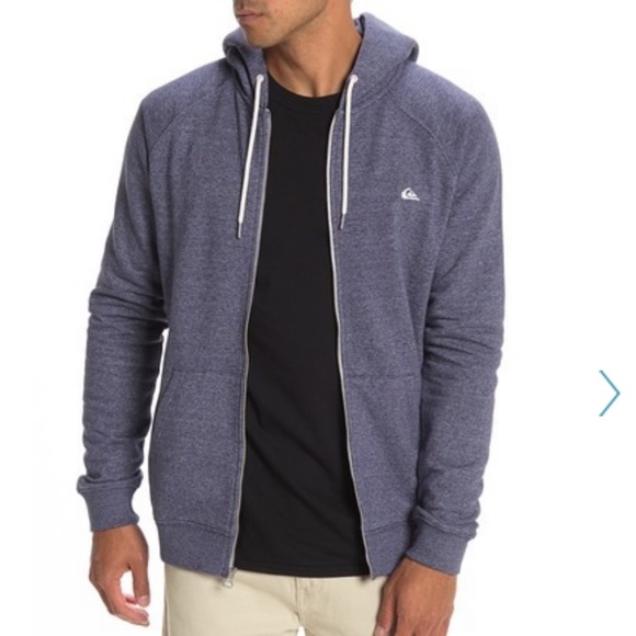Quiksilver men’s Everyday Zip Front Fleece Hoodie - Picture 3 of 4